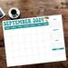 Retro Design Minimalist Theme Printable Calendar September 2024