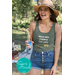 Women's Rights Vote Blue Shirt - Miserable Childless Cat Woman, Feminist Shirt for Women's Rights Muscle Tank Top
