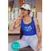 Women's Rights Vote Blue Shirt - Childless Cat Woman, Feminist Shirt for Women's Rights Muscle Tank Top