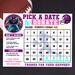 Sports Team Donation Calendar for Football