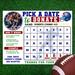 Editable Football Fundraising Calendar Template