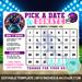 Sports Team Donation Calendar for Football