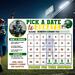 Football Team Fundraiser Pick a Date Calendar