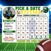 Football Team Fundraiser Pick a Date Calendar