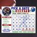 Editable Football Fundraising Calendar Template