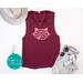 Women's Rights Vote Blue Shirt - I Support Childless Cat Ladies, Feminist Shirt for Women's Rights Muscle Tank Top