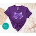 Women's Rights Vote Blue Shirt - I Support Childless Cat Ladies, Feminist Shirt for Women's Rights