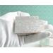 photo shows my gloved hand holding a silver trinket box