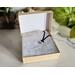 Opalite and Copper Wire Wrapped Arrowhead Pendant in Packaging