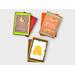 A set of 3 greeting cards that have puns