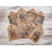 8 vintage ephemera kraft paper santa christmas gift tags