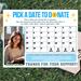 Church Charity Fundraising Calendar Printable