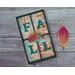 a mini paisley fall wood shadow box with wooden letters a wooden leaves