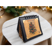 a kraft paper vintage ephemera christmas countdown calendar