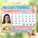 Printable Fundraising Calendar for Any Event
