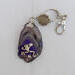 Agate and Frog Key Chain