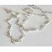 Herkimer Diamond Sterling Silver Wire Wrapped Gemstone Bar Necklace