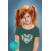 Personalized Football Spirit Apparel - Custom Football Little Sis T-Shirt with Team Colors and Jersey Number