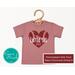 Personalized Football Spirit Apparel - Custom Football Little Sis T-Shirt with Team Colors and Jersey Number