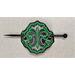 Slytherin: Bright Green/ Bright Green/ Grey on Dark Grey Vinyl 