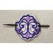Dark Purple/ Dark Purple/ Light Purple on Silver Vinyl