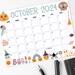 Cute Halloween October 2024 Calendar Download