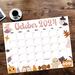 Cute Spooky October 2024 Calendar Template