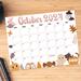 Cute Spooky October 2024 Calendar Template