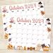 Cute Spooky October 2024 Calendar Template