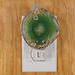 wire-wrapped Green Agate Night Light