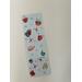 Hot cocoa bookmark on white table