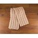 Another pic of a beige Shell Crochet Scarf Pattern.