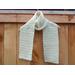 Another pic of a beige V-stitch Crochet Scarf Pattern.