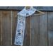 Another pic of the display for the Ghost Crochet Scarf pattern.