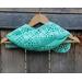 Yet another pic of the display for the Vine Crochet Scarf pattern.
