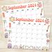 Vintage School September Calendar