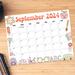 Vintage School September Calendar