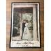 wedding photograph with textured quilting lines