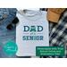 Personalized Spirit Apparel - Custom Dad of a Senior T-Shirt with Snare Drum and Graduation Year 2025