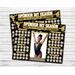 Black and Gold Gymnastics Donation Calendar Editable