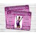 Purple Gymnastics Donation Calendar Editable Sparkly