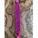 Dog Collar ~ Small/Medium Adjustable 14" to 16.5" Hot Pink and Purple Paracord 