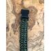 Unique and sturdy collar, OD green and camo. It is 18.5 inches long and 1 1/4" wide with a very sturdy buckle. For M or L dogs. 