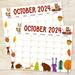 Fall October Animal Calendar