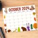 Fall October Animal Calendar