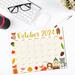 October Fall Animals Calendar