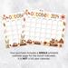Cute Autumn Animals Calendar