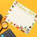 October Fall Animals Calendar