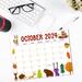 Fall October Animal Calendar