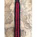 Dog Collar ~ Adjustable 13.5" to 16" ~ Black and Red Paracord